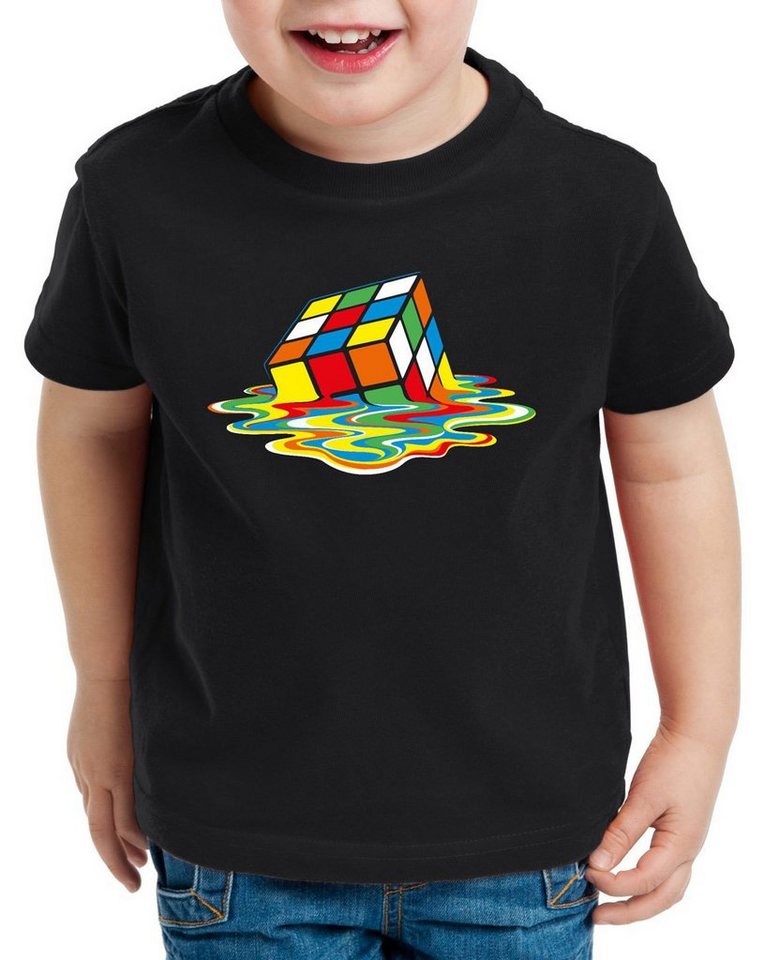 style3 Print-Shirt Kinder T-Shirt Sheldon Zauberwürfel von style3