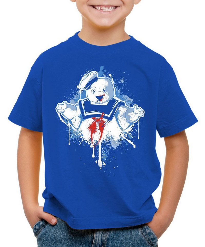 style3 Print-Shirt Kinder T-Shirt Stay Puft Marshmallow Mann geisterjäger schaumzucker von style3