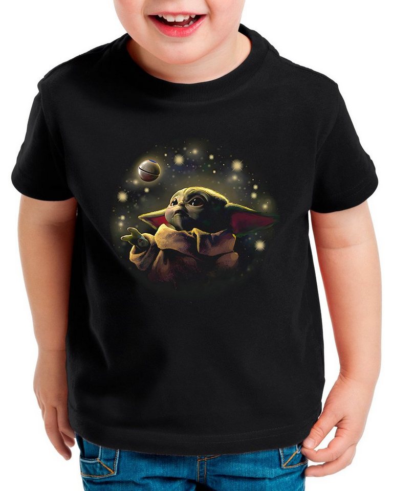 style3 Print-Shirt Kinder T-Shirt The Baby yoda wars boba fett mandalorian andor star von style3