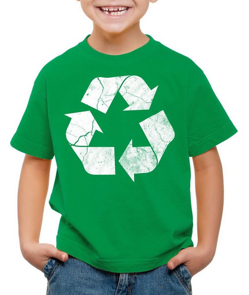 style3 Print-Shirt Kinder T-Shirt The Recycle big sheldon recycling leonard theory bang cooper top von style3