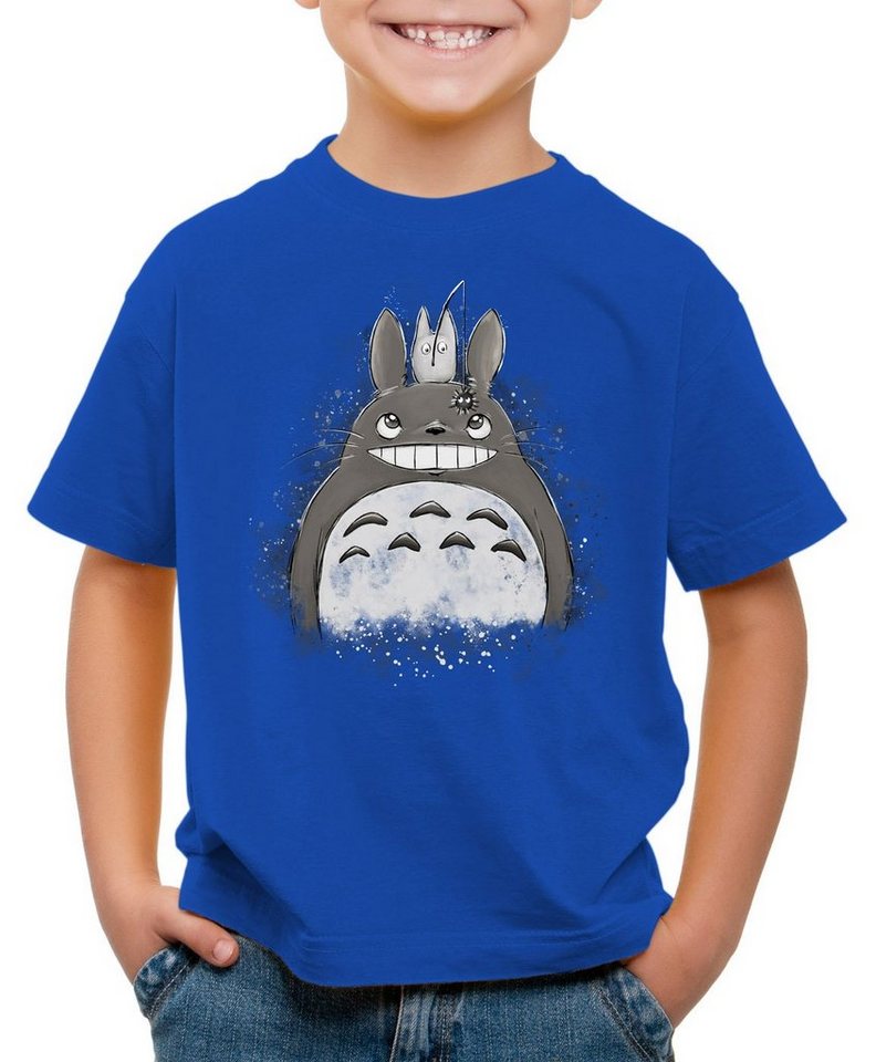 style3 Print-Shirt Kinder T-Shirt Totoro Duo neko mein nachbar anime tonari no von style3