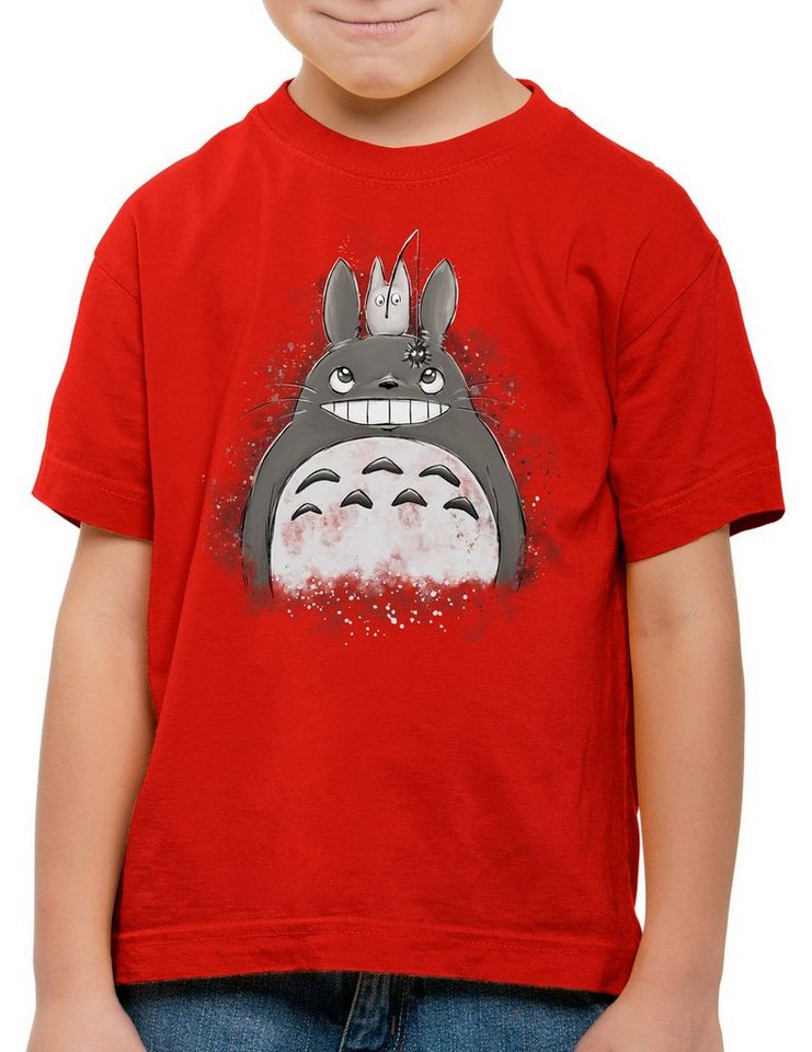 style3 Print-Shirt Kinder T-Shirt Totoro Duo neko mein nachbar anime tonari no von style3