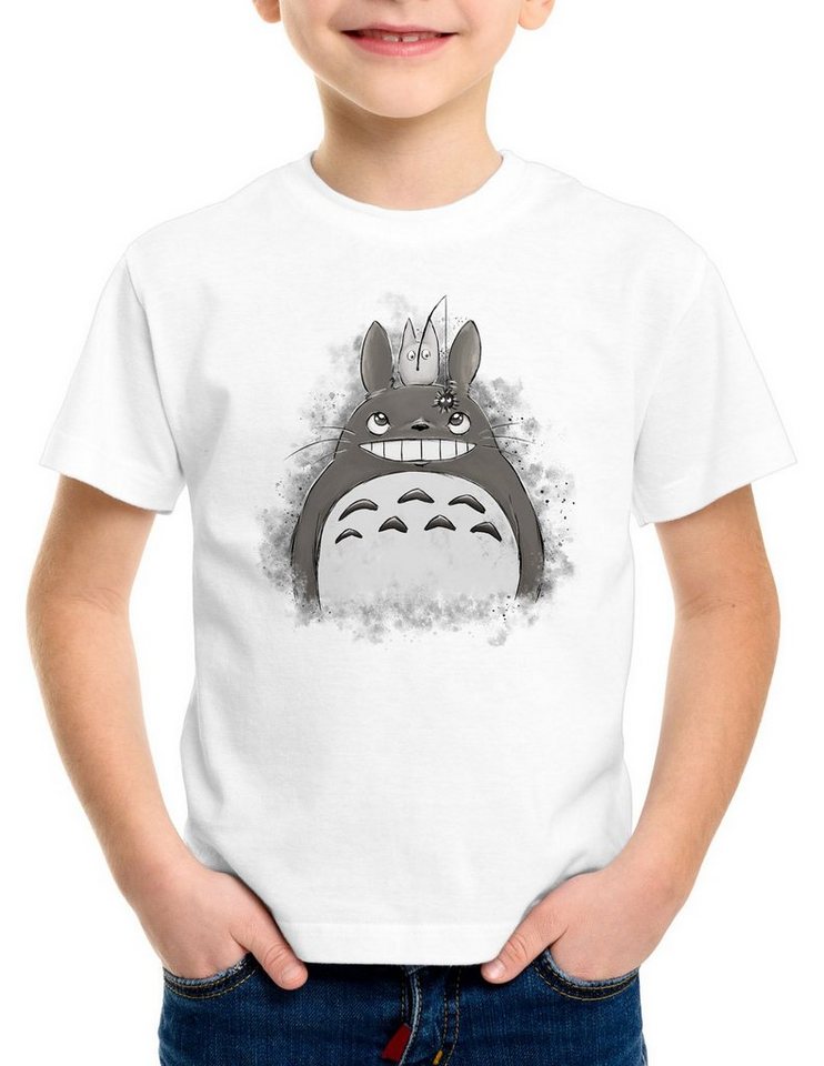 style3 Print-Shirt Kinder T-Shirt Totoro Duo neko mein nachbar anime tonari no von style3