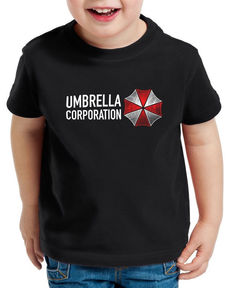 style3 Print-Shirt Kinder T-Shirt Umbrella Corp. T-Shirt für virus epidemie zombie von style3