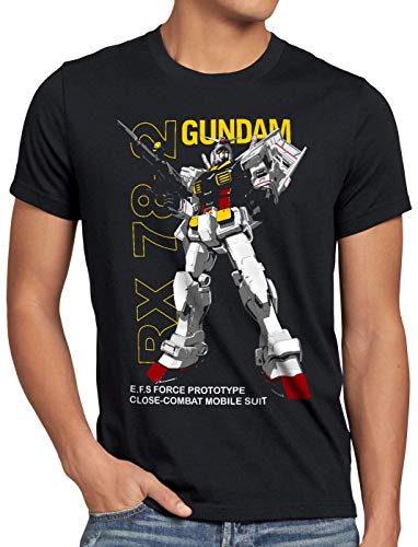 style3 RX-78-2 Herren T-Shirt Japan Robot Nippon, Größe:4XL von style3