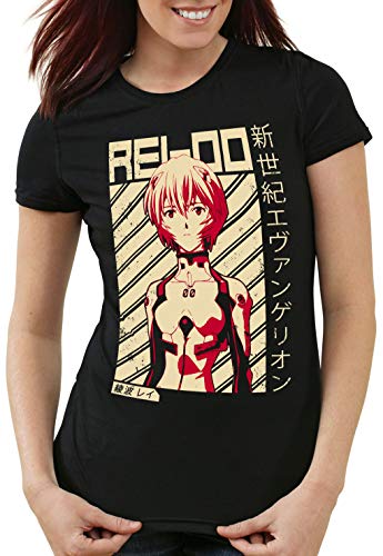 style3 Rei Evangelion Damen T-Shirt Shinji tokyo3 neon Genesis, Größe:M von style3
