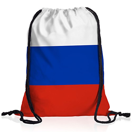 style3 Russland Turnbeutel Rucksack Tasche Russia Flagge WM EM Sport Beutel Festival Fahne Uni Schule Bunt von style3