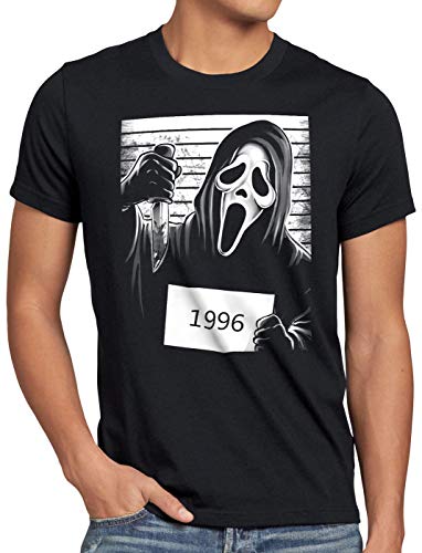 style3 Scream 1996 Herren T-Shirt Halloween Horror Maske, Größe:5XL von style3