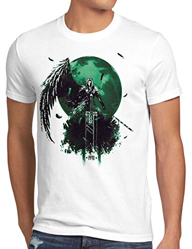 style3 Sephiroth VII Herren T-Shirt Fantasy Avalanche Rollenspiel ps ios Japan, Größe:3XL von style3