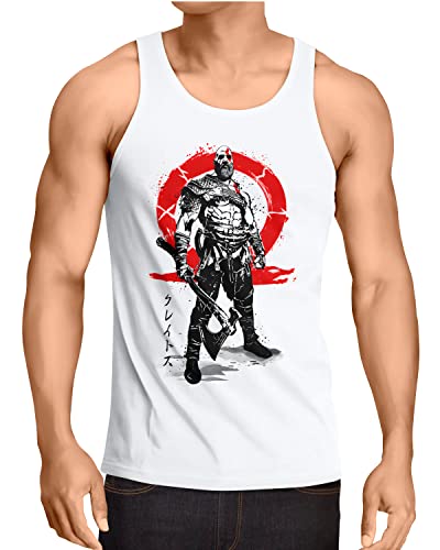 style3 Shadow God Herren Tank Top Action Adventure Kratos Sparta, Größe:XL von style3