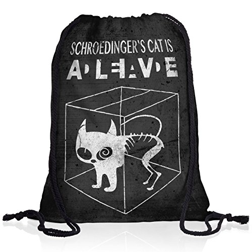 style3 Sheldon Schroedingers Katze Rucksack Tasche Turnbeutel Sport Jute Beutel, Rucksack Farbe:Motiv 1 von style3