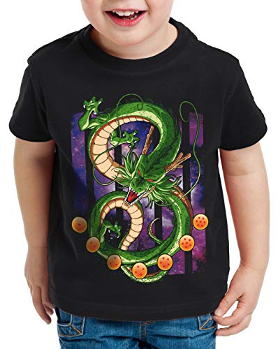 style3 Shenlong Drachen T-Shirt für Kinder Dragon Z Goku Vegeta Roshi Ball, Größe:104 von style3