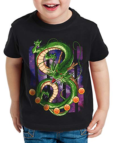 style3 Shenlong Drachen T-Shirt für Kinder Dragon Z Goku Vegeta Roshi Ball, Größe:140 von style3