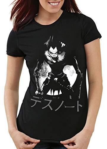 style3 Shinigami Ryuk Damen T-Shirt Death Notizbuch Anime Manga Yagami Note, Größe:L von style3