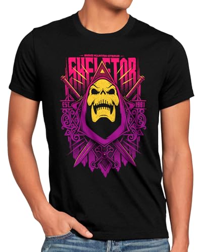 style3 Skeletor 81 Herren T-Shirt he Master Universe Man Anime, Größe:3XL von style3