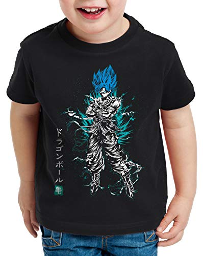 style3 Songoku Venegance T-Shirt für Kinder Roshi Ball z Dragon, Größe:164 von style3