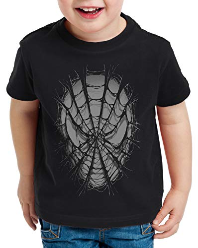 style3 Spider Web T-Shirt für Kinder The Amazing Comic Man DVD blu-ray, Größe:128 von style3