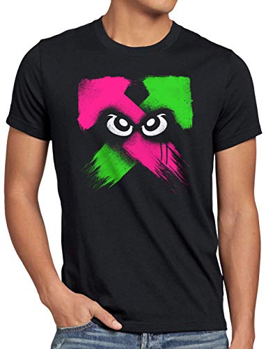 style3 Splash Power Herren T-Shirt Shooter Gamer, Größe:M von style3