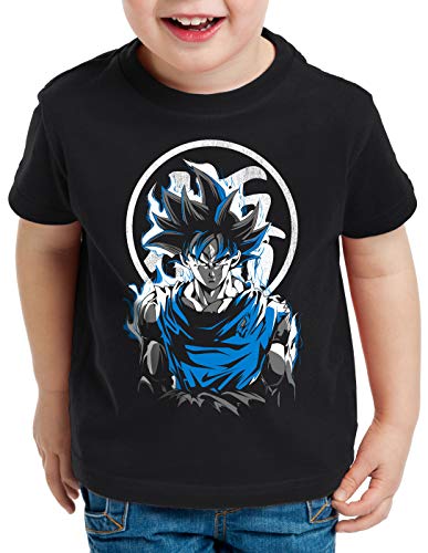 style3 Super Saiyan God Blue T-Shirt für Kinder Vegeta Dragon Drache Evolution db Ball, Größe:152 von style3