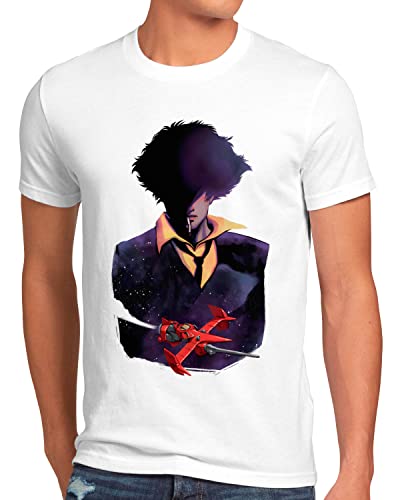 style3 Swordfish Captain Herren T-Shirt Bebop Anime Manga Swordfish, Größe:L von style3