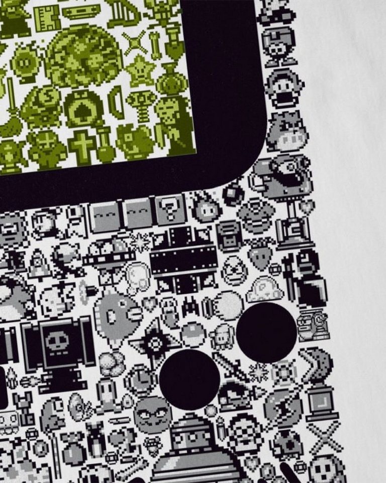 style3 T-Shirt 8Bit Gamer retro game boy snes wii luigi yoshi n64 classic von style3