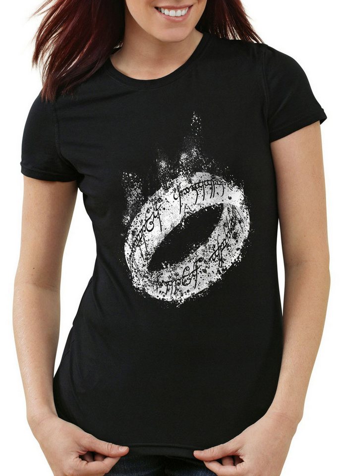 style3 T-Shirt Eine Ring Der Lord frodo herr der ringe lord of the rings von style3