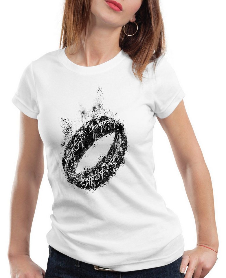 style3 T-Shirt Eine Ring Der Lord frodo herr der ringe lord of the rings von style3