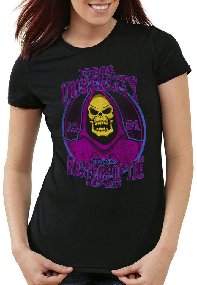 style3 T-Shirt Eternia University he masters universe man skeletor anime von style3