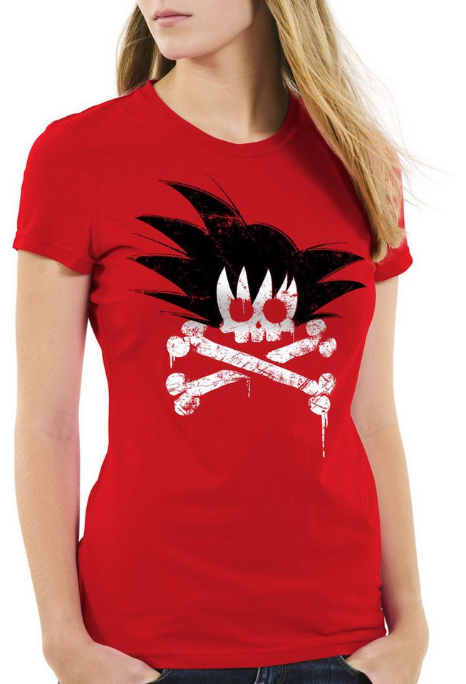 style3 T-Shirt Goku Skull songoku super dragonball z gt songoku dbz daima von style3