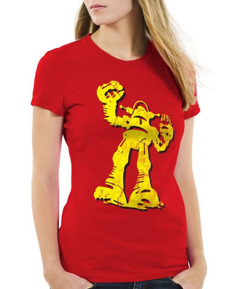 style3 T-Shirt Hero Robot Big Bang Sheldon TV Serie Roboter Cooper Comic Theory von style3