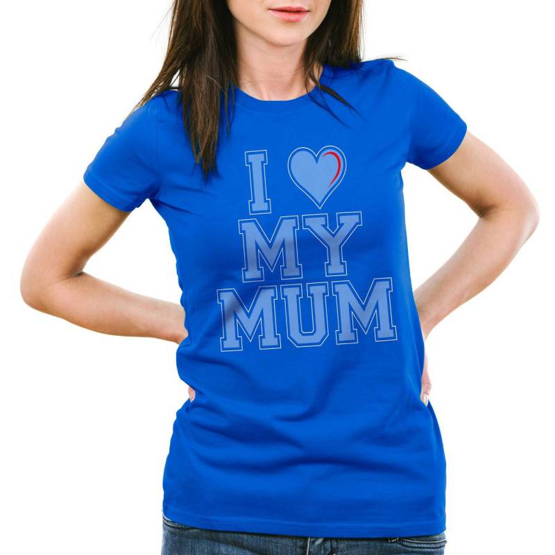 style3 T-Shirt I love my Mum mama oma mutter muttertag geburtstag liebe new york von style3