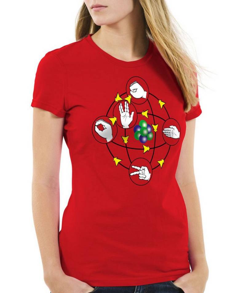 style3 T-Shirt Stein Papier Echse Spock the big bang theory sheldon cooper star trek von style3