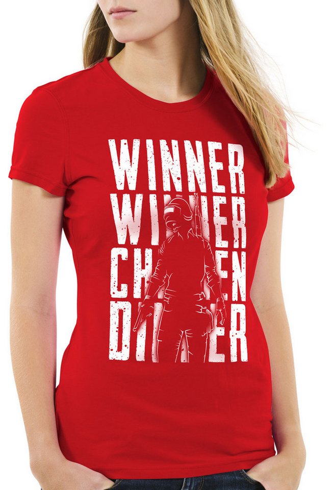 style3 T-Shirt Winner Winner Chicken Dinner pvp multiplayer pupg von style3