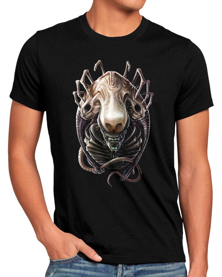 style3 T-Shirt facehugger giger nostromo xenomorfo xénomorphe nostromo alien von style3