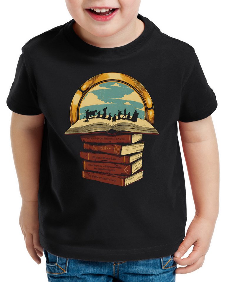 style3 T-Shirt herr hobbit der mittel-erde ringe lord gollum of the rings von style3