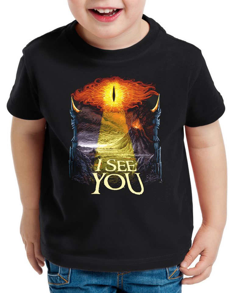 style3 T-Shirt herr hobbit der mittel-erde ringe lord gollum of the rings von style3