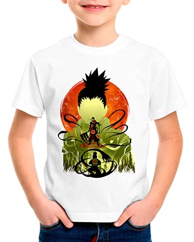 style3 Tanjiro Sumi-e T-Shirt für Kinder Demon Anime Japan Manga, Größe:140 von style3