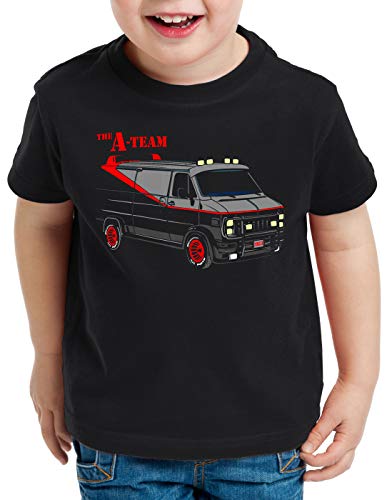 style3 Team Van T-Shirt für Kinder Minivan a Hannibal Murdock, Größe:164 von style3