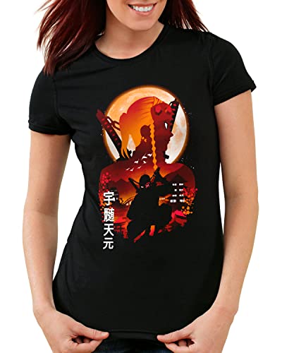 style3 Tengen Adventure Damen T-Shirt Demon Anime Japan Manga, Größe:L von style3