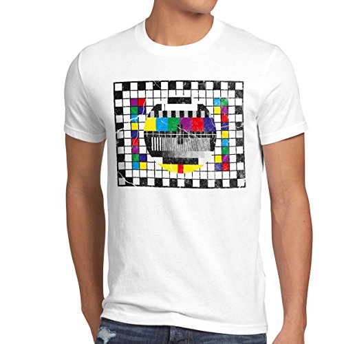 style3 Testbild Herren T-Shirt Sheldon, T-Shirt Hauptfarbe:Weiß;Größe:L von style3