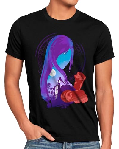 style3 Tifa Girl Herren T-Shirt Anime Cloud Choco-BO Sephiroth, Größe:M von style3