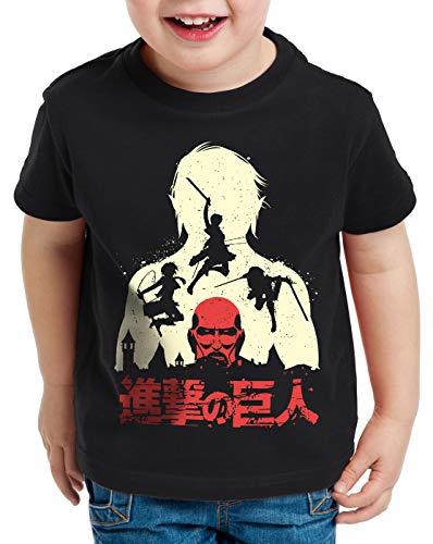 style3 Titan Fight T-Shirt für Kinder AOT on Attack, Größe:152 von style3