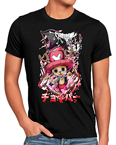 style3 Tony Tony Chopper Herren T-Shirt Piece Anime Manga Luffy Cosplay, Größe:S von style3