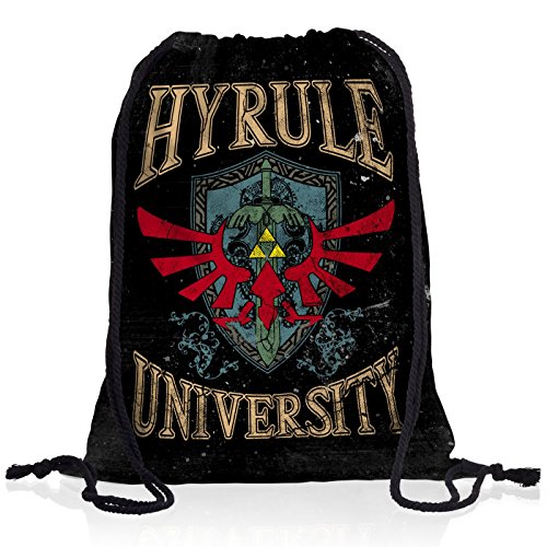 style3 University of Hyrule Rucksack Tasche Turnbeutel Sport Jute Beutel, Rucksack Farbe:Motiv 2 von style3
