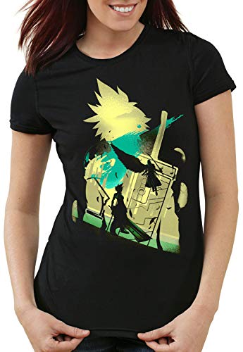 style3 VII Fantasy Battle Damen T-Shirt Avalanche Sephiroth final Japan ff7, Größe:XS von style3