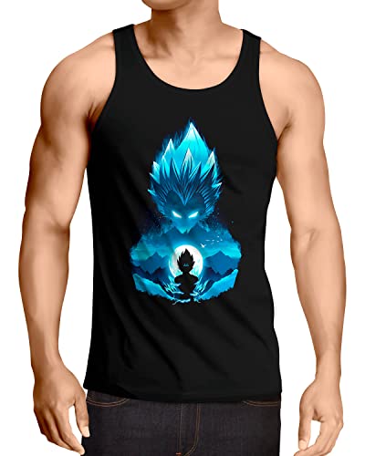 style3 Vegeta Victory Herren Tank Top super Dragon Saiyan dbs Ball z gt, Größe:XXL von style3