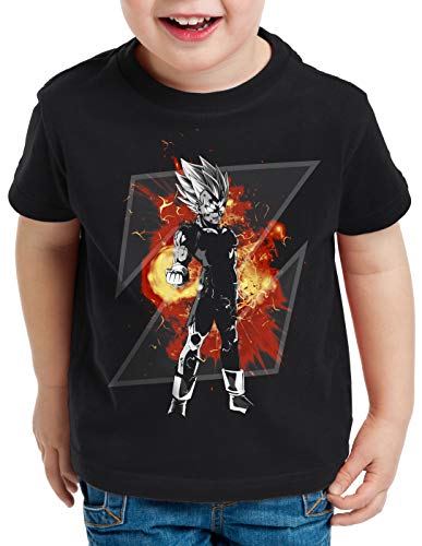 style3 Vegeta Z Gold T-Shirt für Kinder god Modus Evolution Saiyajin Drago, Größe:140 von style3