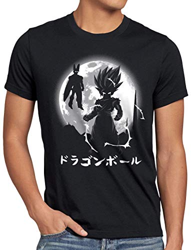style3 Vollmond Saiyajins Herren T-Shirt Dragon Vegeta Son-Goku Ball, Größe:3XL von style3