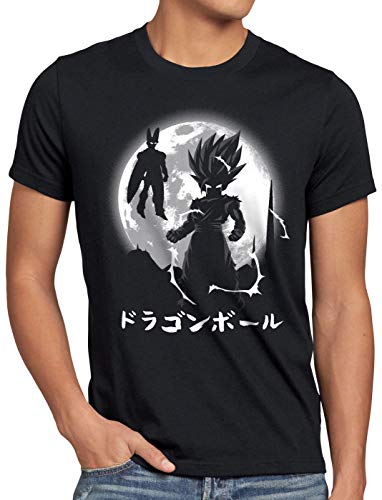 style3 Vollmond Saiyajins Herren T-Shirt Dragon Vegeta Son-Goku Ball, Größe:M von style3