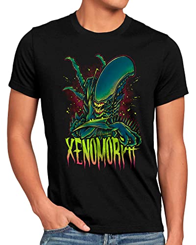 style3 Waiting for Prey Herren T-Shirt Xenomorph Alien Ripley Movie, Größe:XXL von style3